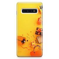 Samsung Galaxy S10 Kılıf Hediyelik Ürünler Arka Kapak Koruma Desenli Full Koruyucu