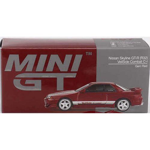 Nessiworld Mini GT 1/64 Nissan Skyline GT-R (R32) VeilSide Combat C-I Gem Red