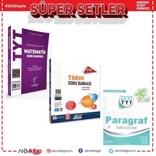 TYT Hız ve Renk Tarih Karekök Matematik Palme Paragraf Soru Bankası 3 Kitap Set