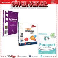 TYT Hız ve Renk Tarih Karekök Matematik Palme Paragraf Soru Bankası 3 Kitap Set