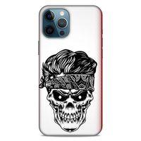 Lopard Apple iPhone 12 Pro Max Uyumlu Kılıf Tattoo's (26) Tpu Silikon Kılıf İskelet