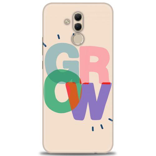 Huawei Mate 20 Lite Kılıf HD Baskılı Kılıf - Grow + Tam Ekran Koruyucu