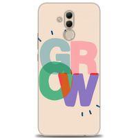 Huawei Mate 20 Lite Kılıf HD Baskılı Kılıf - Grow + Tam Ekran Koruyucu