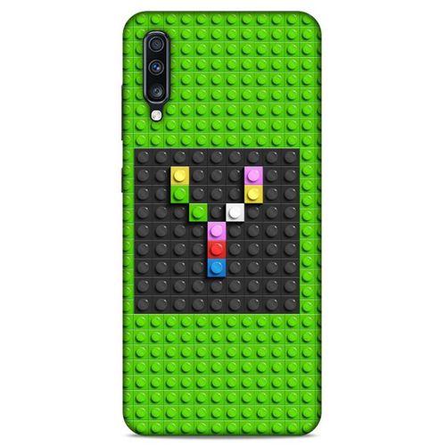 Lopard Samsung Galaxy A70 Uyumlu Kılıf BloX (36) Glitter Kılıf Y Harfi