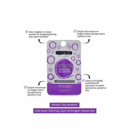 Keratin Saç Maskesi 25 ML (24 ADET) - Yıpranmış Saçlar İçin - mrfs