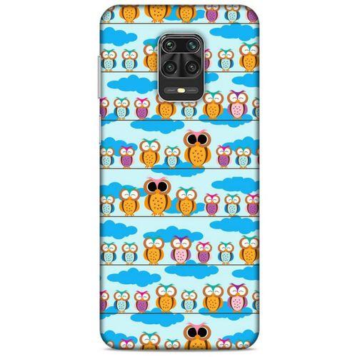 Baykuşlar (33) Desenli Silikon Kapak Telefon Kabı Xiaomi Redmi Note 9 Pro Kılıf