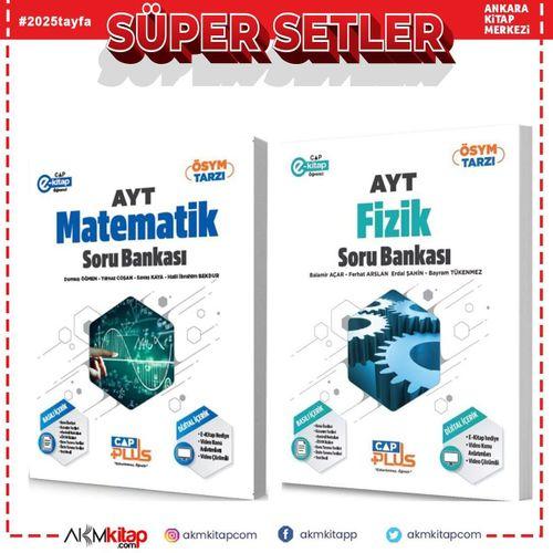 Çap Yayınları AYT Matematik ve Fizik Soru Bankası Seti 2 Kitap