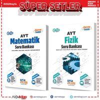 Çap Yayınları AYT Matematik ve Fizik Soru Bankası Seti 2 Kitap