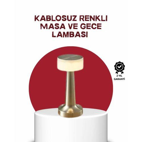 Şarj Edilebilir Led Masa Lambası – Usb Girişli, Metal Yapı