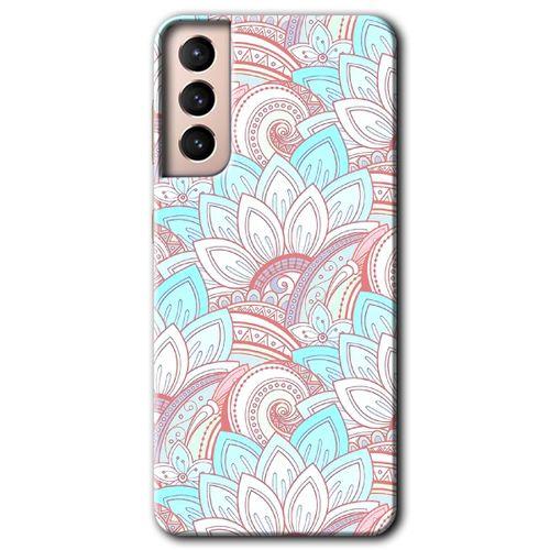 Samsung Galaxy S21 Plus HD Baskılı Kılıf + 9D Tam Ekran Koruyucu - Çin Mandala 1