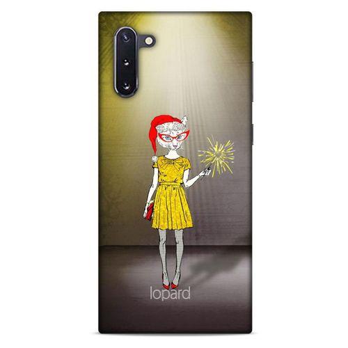 Samsung Galaxy Note 10 Kılıf FunnyMaX (32) Soft Silikon Kılıf Turuncu Kahve