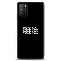 Xiaomi Poco M3 Kılıf HD Baskılı Kılıf - You You You + Tam Ekran Koruyucu