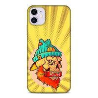 Lopard Apple Iphone 11 Uyumlu Kılıf Tattoo's (32) Soft Silikon Kılıf Run