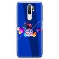 Oppo A5 2020 Kılıf 3D Toplar Arka Kapak Koruma Desenli Full Koruyucu