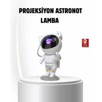 Bluetooth Müzikli Astronot Projeksiyon Lambası Yıldız Ve Ay Efektli