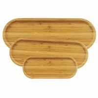 3'lü Oval Sunum Tabağı Seti