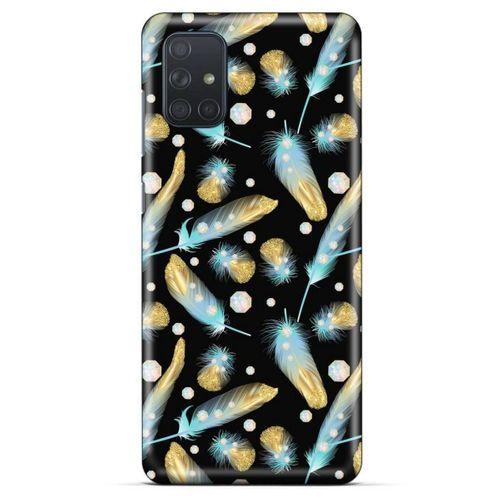 Samsung Galaxy M51 Kılıf Desenli Özel Seri Tüyler (26) Tpu Silikon Kılıf