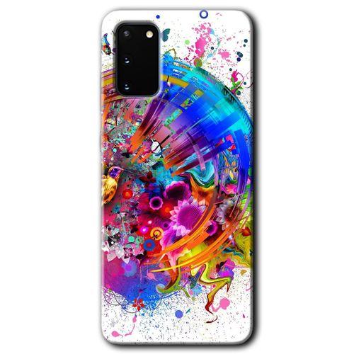 Galaxy S20 Kılıf HD Desen Baskılı Arka Kapak - 4K Clock