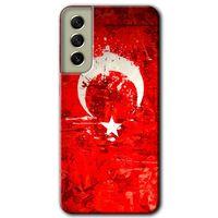 Samsung Galaxy S21 FE Kılıf Baskılı Kapak - Albayrak 2 +Tam Ekran Koruyucu