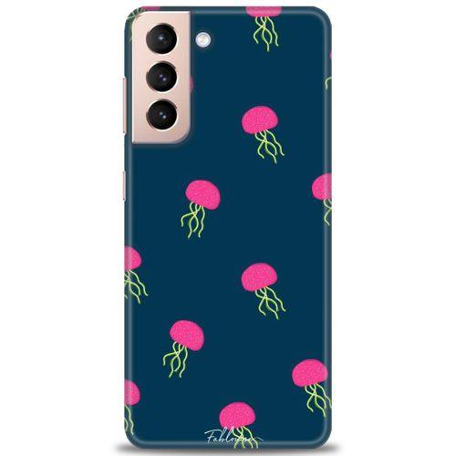 Samsung Galaxy S21 FE Kılıf HD Baskılı Kılıf - Ahtapotlar + Tam Ekran Koruyucu