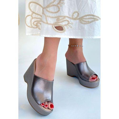 Tlay Platin Cilt Dolgu Topuk Terlik