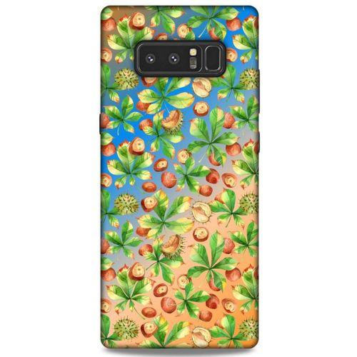 Frutix Kestane 01 Samsung Galaxy Note 8 Kılıf Desenli Silikon