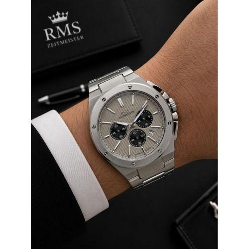 RMS Romanson Premium Erkek Kol Saati Çelik Kordon 5 ATM Su Geçirmez Kronometreli Kadran AG2134.115