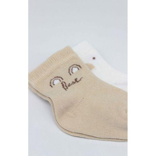 Bistyle Bistyle So Bear Penye Soket Çorap 2li 10142 Bej Ekru