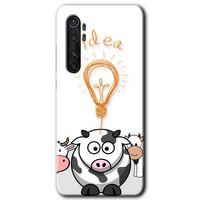 Xiaomi Mi Note 10 Lite HD Baskılı Kılıf + 9D Tam Ekran Koruyucu - İdea Lamp