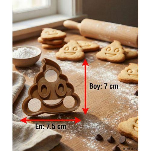 Emoji Figürlü Kurabiye Kalıbı ve Hamur Kesici – Mizah Temalı Şeker Hamuru ve Oyun Hamuru İçin Tek Parça Kalıp