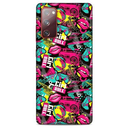 Graffitix (27) Desenli Silikon Kapak Samsung Galaxy S20 Fe Kılıf