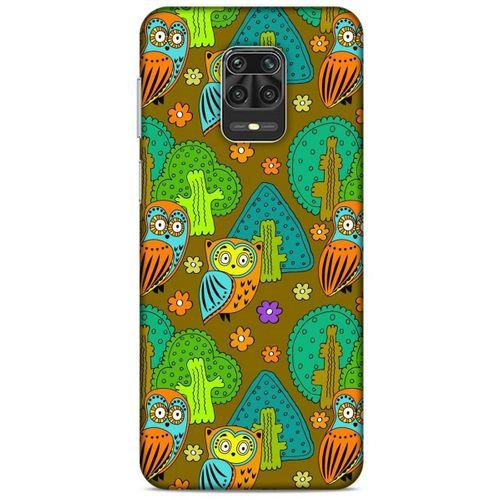Baykuşlar (45) Desenli Silikon Kapak Telefon Kabı Xiaomi Redmi Note 9 Pro Kılıf