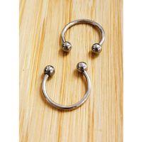 Monalisa Home Gümüş Renk İki Adet 13mm Yarın Ay Pirsing