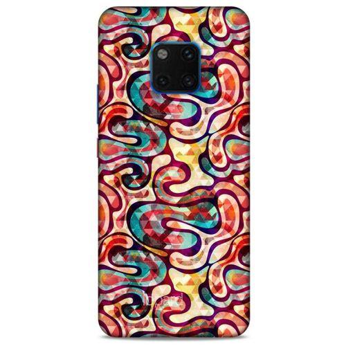 Huawei Mate 20 Pro Kılıf Pastel Renkler (34) Slim Armor Kılıf Karışık Renkli