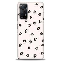 Xiaomi Redmi Note 11 Pro Kılıf HD Baskılı Kılıf - Kahveli Leopar + Tam Ekran Koruyucu