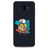 Animax Newyorker Ayı Samsung Galaxy J6 Plus Kılıf Desenli Silikon