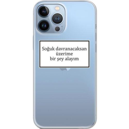 Iphone 13 Pro Kılıf HD Yazı Baskılı Silikon Arka Kapak - Yazı 8