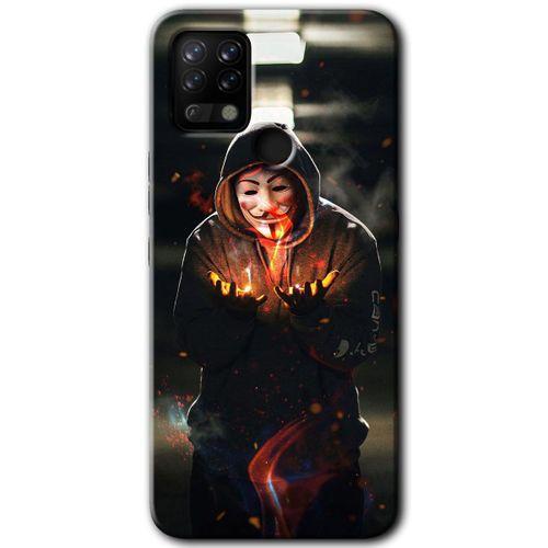 Tecno Pova Kılıf HD Desen Baskılı Arka Kapak - V for Fire