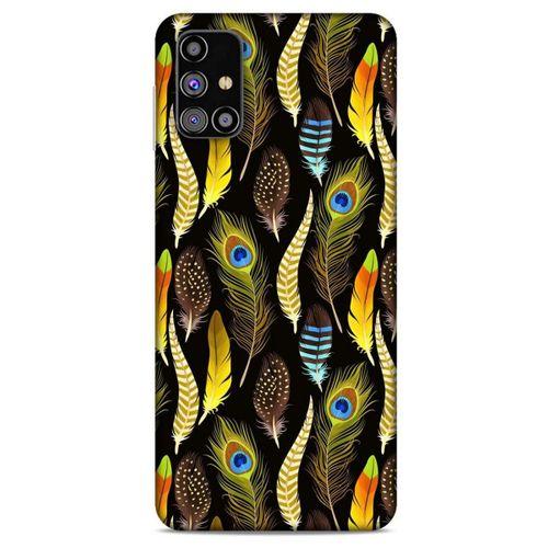 Samsung Galaxy M31s Kılıf Desenli Özel Seri Tüyler (7) Telefon Kılıfı