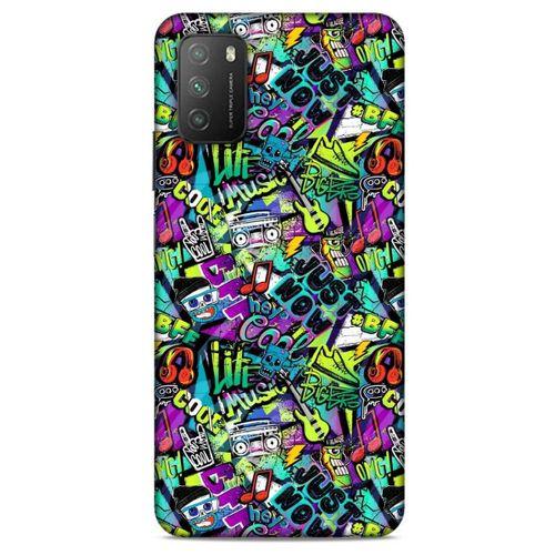 Lopard Xiaomi Poco M3 Uyumlu Kılıf Graffitix (1) Kılıfı