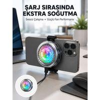 Rgb Telefon Fanı Sessiz Soğutucu Tüm Akıllı Telefonlara Uygun Yeni Nesil
