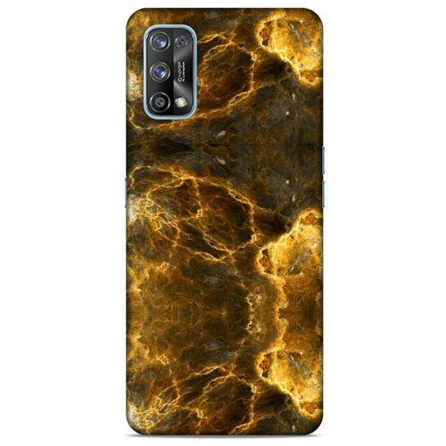 Mermer Desenli (9) Tema Kılıf Koyu Kahverengi Oppo Realme 7 Pro Kılıf