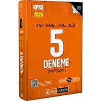 2026 KPSS Genel Yetenek Genel Kültür Tamamı Çözümlü 5 Deneme Pegem Yayınları