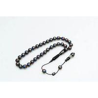 Oltu Taşı Çift Renk Damla Karpuz İşlemeli Tespih