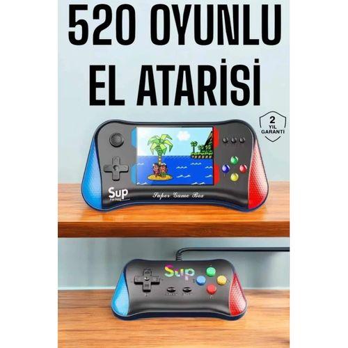 Retro 500 Oyunlu Nostaljik Oyunlu El Atari Gamebox Oyun Konsolu Çift Destekli