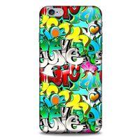 Graffitix (13) Desenli Silikon Kapak Apple Iphone 6S Plus Kılıf