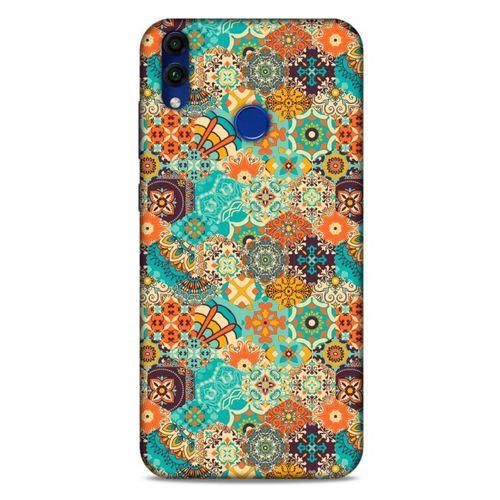 Ethnic Culture (62) Huawei Honor 8C Kılıf Silikon Kapak Desenli
