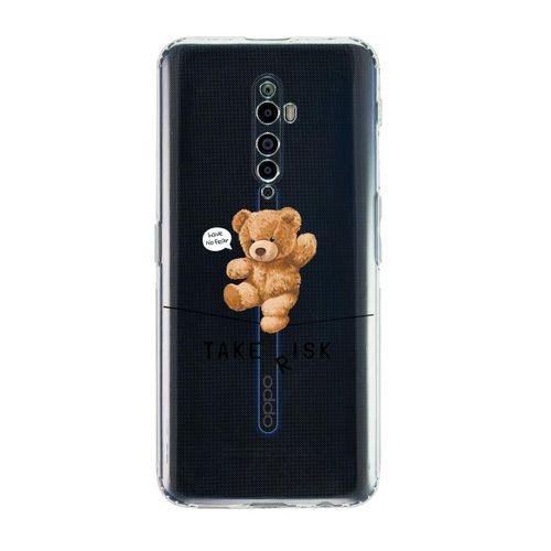 Oppo Reno 2z Take Risk Premium Şeffaf Silikon Kılıf