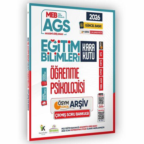 2026 MEB AGS Eğitim Bilimlerinin Kara Kutusu ÖĞRENME PSİKOLOJİSİ ÖSYM Çıkmış Soru Bankası Çözümlü