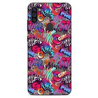 Graffitix (8) Desenli Silikon Kapak Samsung Galaxy M11 Kılıf